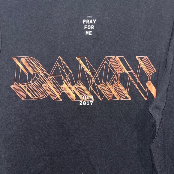 Kendrick Lamar 2017 Damn Tour Long Sleeve Tee - Picture 4 of 7
